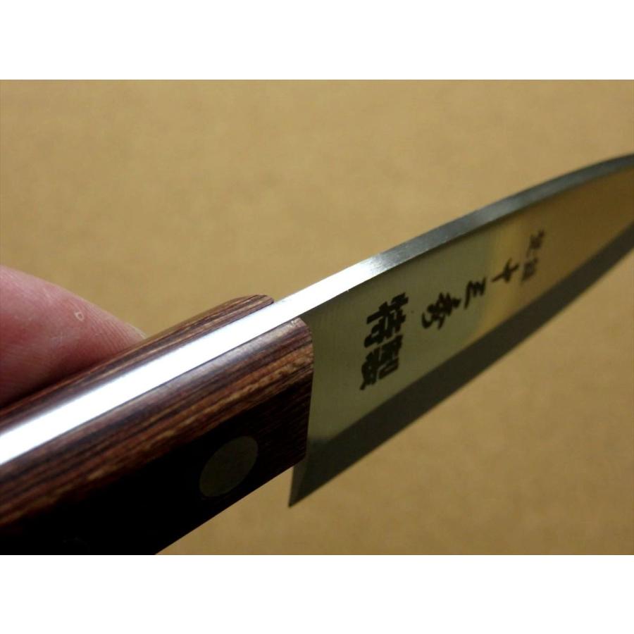 包丁 小出刃包丁 9.5cm (95mm) 関の刃物 十三秀 特製 6A ステンレス アジ切り 右利き 片刃 魚釣り 小魚をさばく 三枚おろし 魚処理 日本製｜sk2excellent｜08