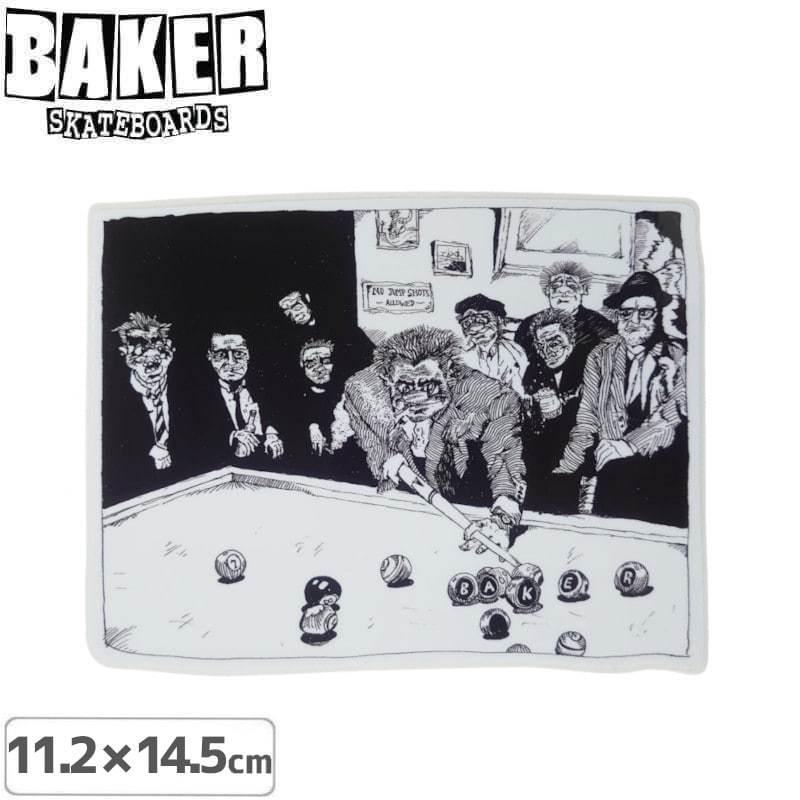 ベーカー スケボー ステッカー BAKER POOL STICKER 11.2cm×14.5cm NO79 :ac-04-sticker79: スケートボードショップ砂辺 - 通販 - Yahoo!ショッピング