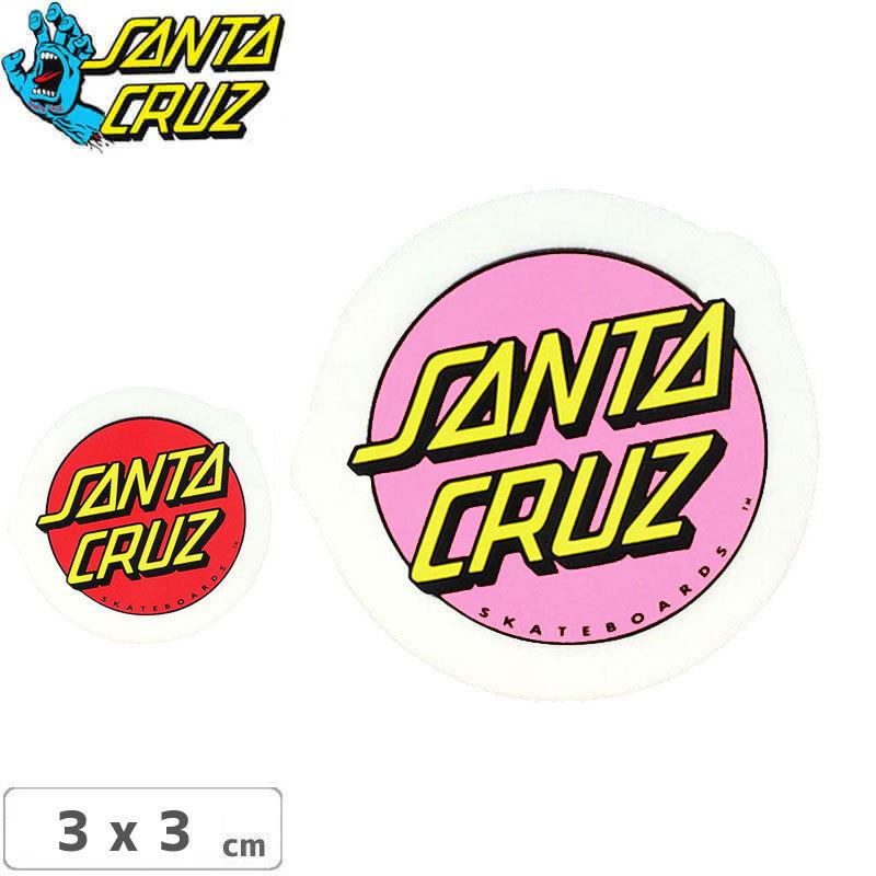 スケボー スケートボード ステッカー サンタクルーズ Santacruz Logo 2色 3cm X 3cm No58 Ac 22 Sticker 58 スケートボードショップ砂辺 通販 Yahoo ショッピング