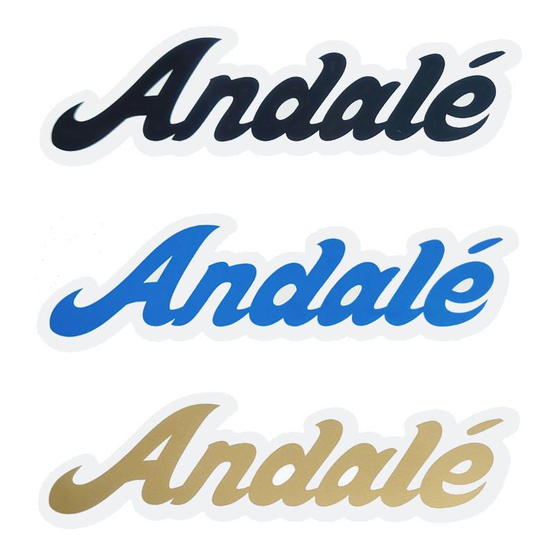 アンデール ANDAL スケボー スケートボード ステッカー ANDALE LOGO STICKER 3.7cm x 12.8cm NO2｜sk8-sunabe｜02