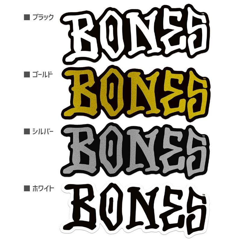 スケボー スケートボード BONES ステッカーボーンズ ステッカー BONES WHEELS STICKER 17.8cm x 6.5cm NO50｜sk8-sunabe｜02