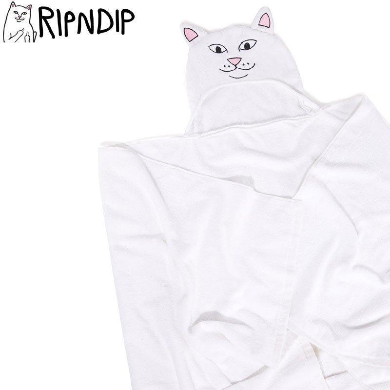 RIPNDIP リップンディップ ビーチタオル LORD NERMAL HOODED BATH TOWEL フード付き 110 x 190cm NO3