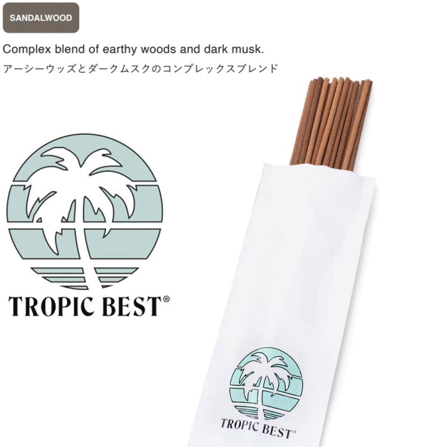 TROPIC BEST INCENSE トロピック ベスト お香 SANDALWOOD NO8｜sk8-sunabe｜02