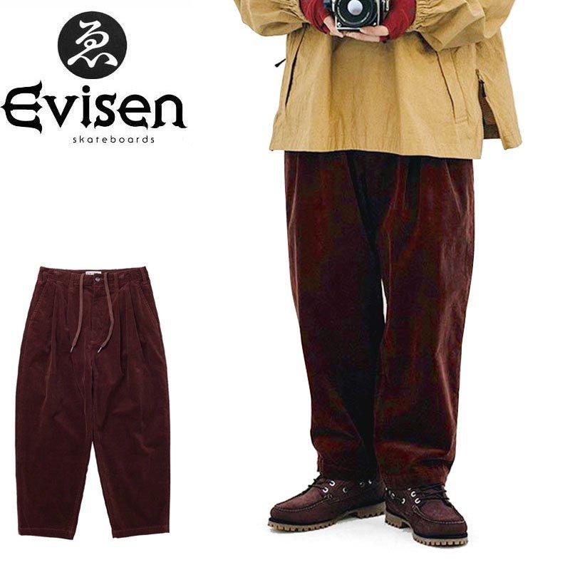 EVISEN エビセン スケボー スラックスパンツ BOHEMIAN SLACKS PANTS バーガンディ NO2  :b-evisen-no02:スケートボードショップ砂辺 - 通販 - Yahoo!ショッピング
