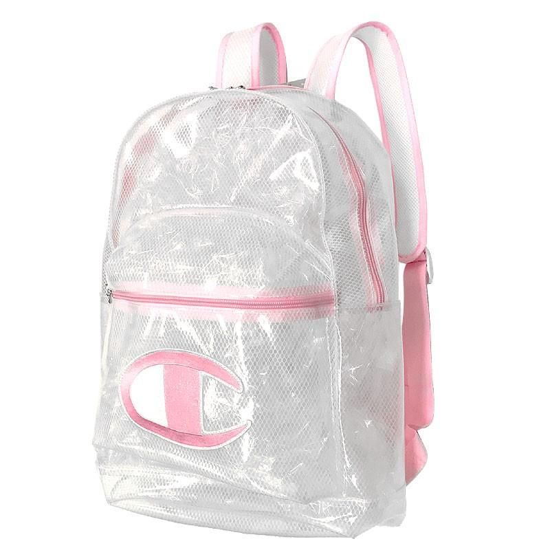 CHAMPION チャンピオン バックパック CLEAR SUPERCIZE YOUTH BACKPACK ガールズ ピンク クリア NO23 bachampionno23