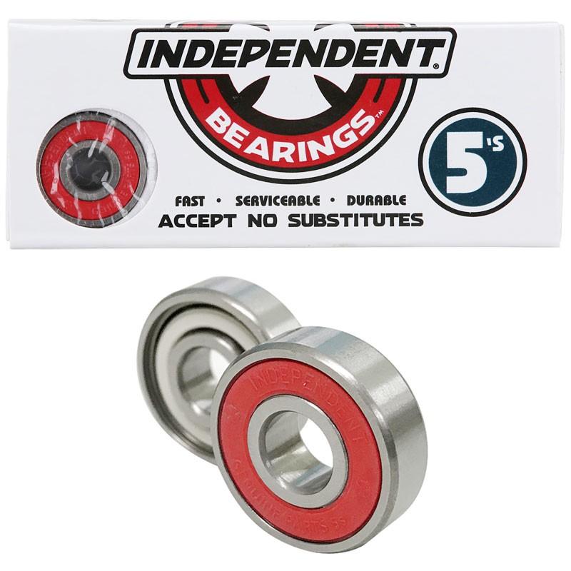 スケボー ベアリング パーツ INDEPENDENT インディペンデント 5S BEARING ABEC5 NO1|sk8-sunabe|03