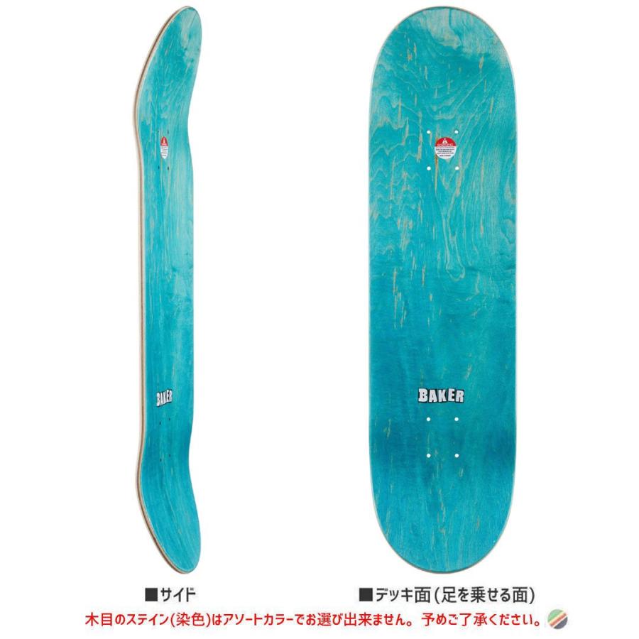 ベーカー BAKER スケートボード デッキ BRAND LOGO WHITE DECK 8.5インチ/8.625インチ NO337｜sk8-sunabe｜02