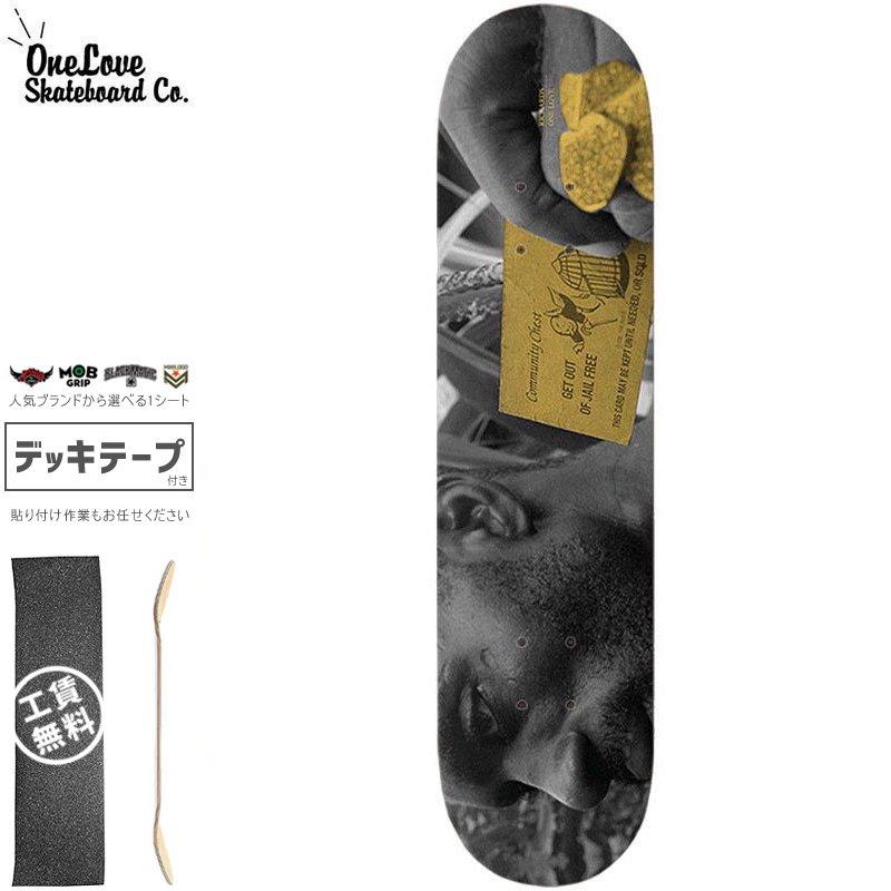 ONE LOVE ワンラブ スケボー デッキ NINJAMAN I DECK 8.0インチ/8.25