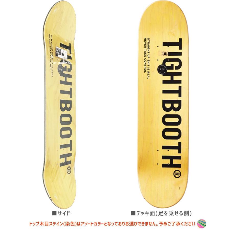 安いアウトレット店舗 TIGHTBOOTH PRODUCTION タイトブース スケートボード デッキ CCTB DECK 8.125インチ NO23