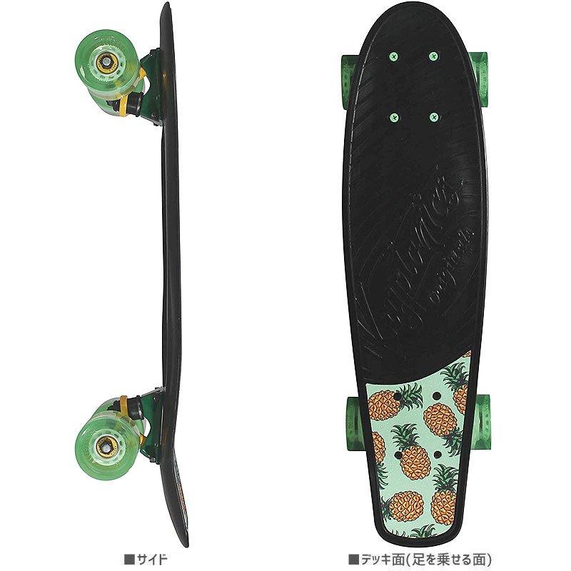 KRYPTONICS クリプトニクス クルーザー スケートボード  ORIGINAL TORPEDO 22.5 MINI CRUISER 22.5インチ BLACK PINEAPPE NO4｜sk8-sunabe｜02