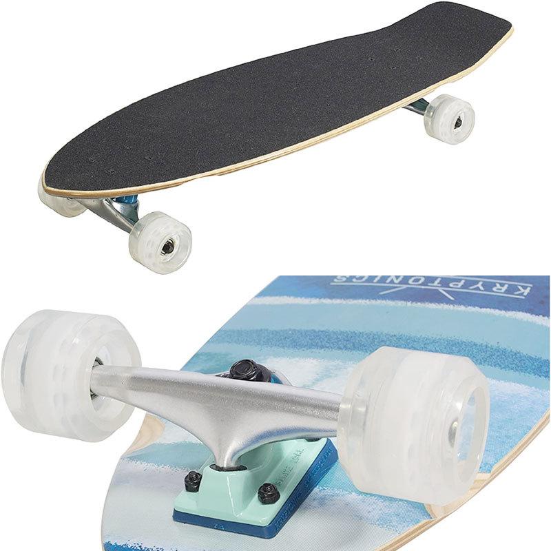 Kryptonics クリプトニクス クルーザー スケボー スケートボード Super Fat Cruiser Complete 30 5インチ Blue Fish No7 Lcom Krypt No07 スケートボードショップ砂辺 通販 Yahoo ショッピング