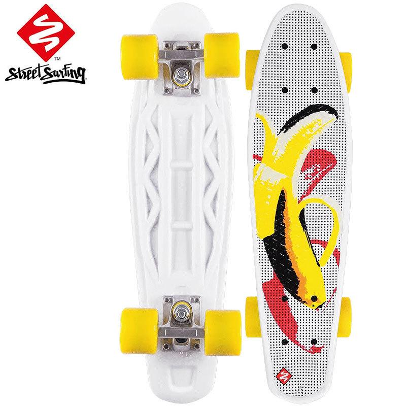 Streetsurfing ストリートサーフィン スケボー スケートボード ミニ クルーザー Plastic Cruiser Pop Board 21 6インチ Banana Pop No3 Lcom Streets No03 スケートボードショップ砂辺 通販 Yahoo ショッピング