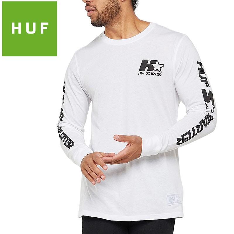 人気満点 HUF ハフ ロング Tシャツ 長袖 STARTER L S TEE ホワイト