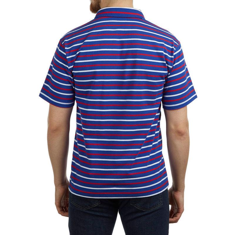 サンタクルズ SANTA CRUZ スケボー スケートボード ポロ シャツ SCREAMING HAND S/S POLO ブルー×レッド