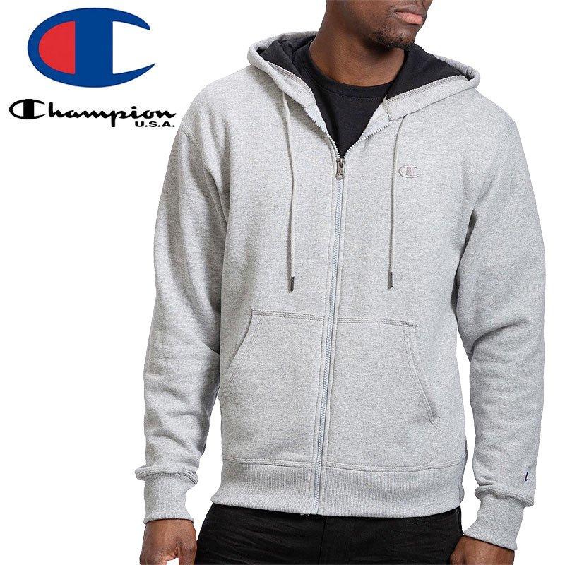 スケボー スケートボード Champion チャンピオン パーカー Powerblend Fleece Full Zip Hoodie S01 Usaモデル ジップパーカー オックスフォードグレー No8 Pt Champion No08 スケートボードショップ砂辺 通販 Yahoo ショッピング