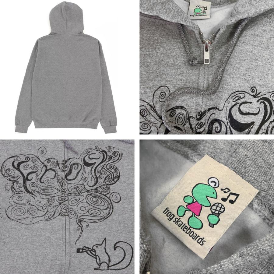 FROG SKATEBOARDS フロッグ スケートボード フーディ OG SQUIRREL ZIP HOODIE ジップアップ パーカー