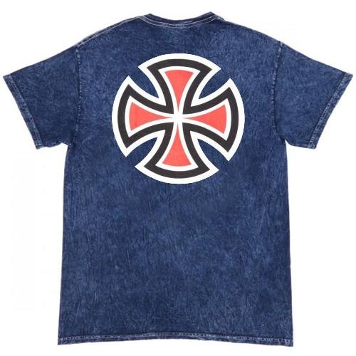 スケボー スケートボード インディペンデント Tシャツ 残りSサイズ INDEPENDENT BAR CROSS REGULAR S/S TEE ミネラルネイビー NO146|sk8-sunabe|03