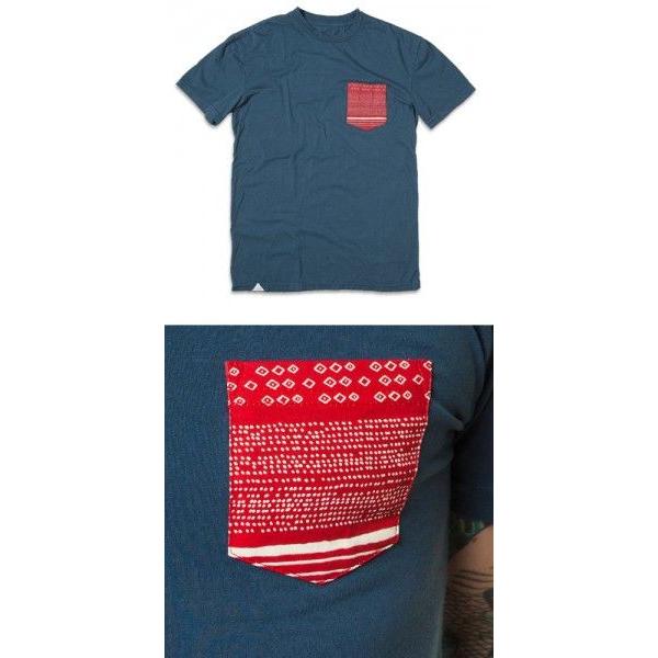 オルタモント ALTAMONT スケボー スケートボード Tシャツ FILDER POCKET TEE ブルー NO32｜sk8-sunabe｜02