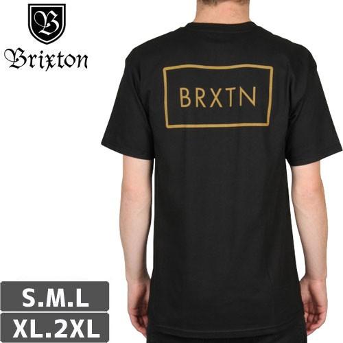 スケボー スケートボード Tシャツ BRIXTON ブリクストン RIFT TEE ブラック NO9｜sk8-sunabe
