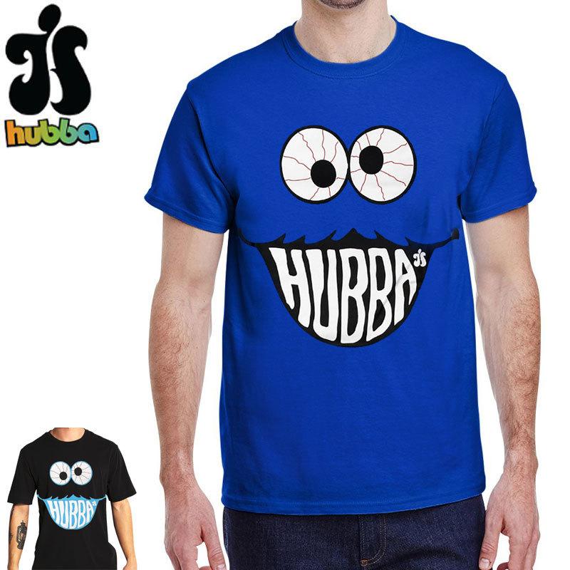SALE ハバ HUBBA WHEELS スケボー スケートボード Tシャツ MONSTER TEE ロイヤルブルー/ブラック