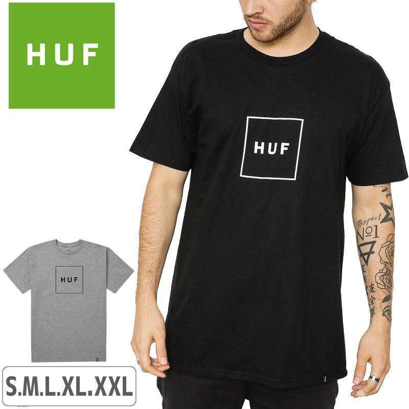 HUF ハフ スケボー スケートボード Tシャツ 半袖 HUF Essentials Box Logo S/S TEE NO30｜sk8-sunabe