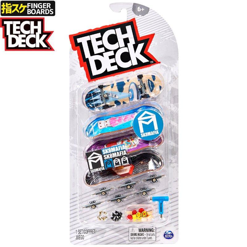TECH DECK 指スケ フィンガーボード 96mm テックデッキ ULTRA DLX FINGERBOARD 4 PACK スケート