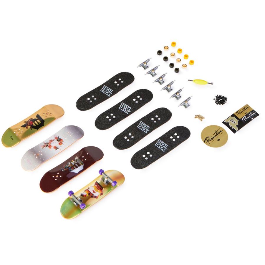 TECH DECK 指スケ フィンガーボード 96mm テックデッキ ULTRA DLX FINGERBOARD 4 PACK プリミティブ