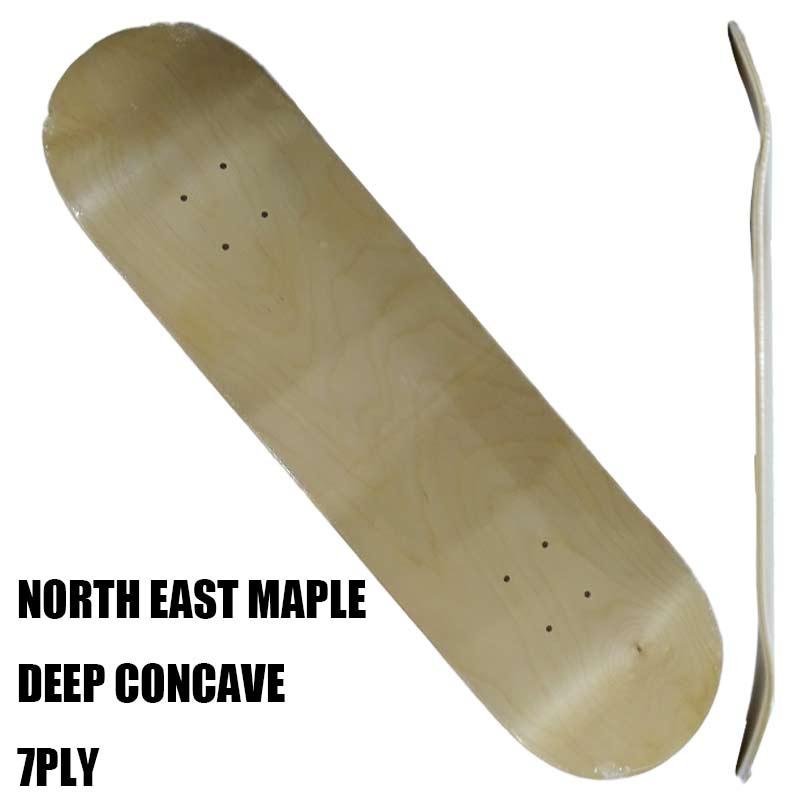 NORTH EAST MAPLE BLANK 8.0 x 31 DECK NATURAL SK8  スケートボード/スケボーデッキ 初心者向け ナチュラル ノースイーストメープル 7-PLY [返品、交換不可]｜skatedepot｜02