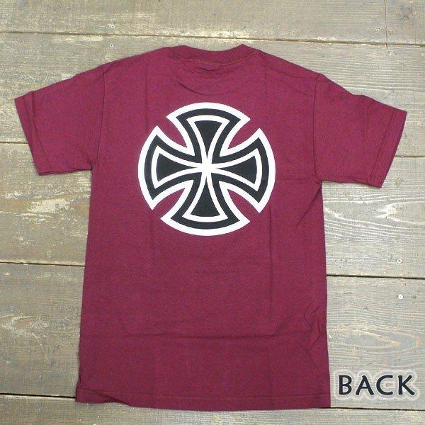 Independent バーガンディ 長袖Tシャツ L Independent バーガンディ 長袖Tシャツ L