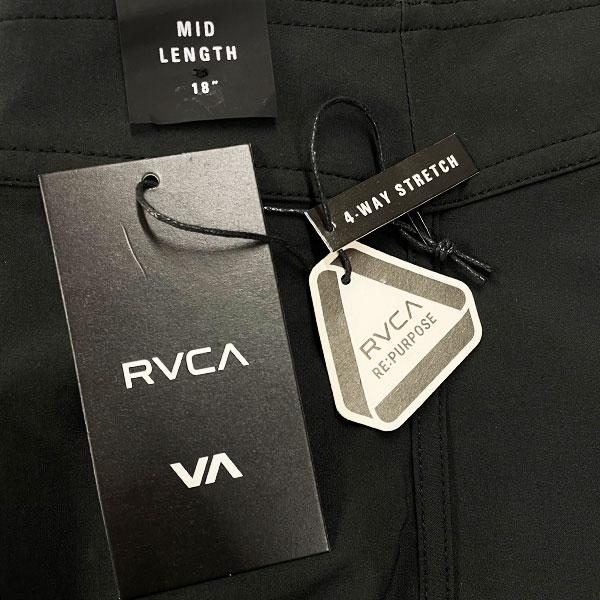 RVCA サーフパンツ 海パン EASTERN TRUNK 18 BOARDSHORTS ALL BLACK ルーカ ルカ サーフトランクス 海水パンツ メンズ 水着 メール便対応[返品、キャンセル不可]｜skatedepot｜11