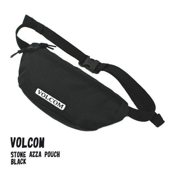 値下げしました！VOLCOM/ボルコム STONE AZZA POUCH BLACK ボディバッグ ウェストバッグ 男女兼用 肩掛けかばん ヴォルコム [返品、交換及びキャンセル不可]｜skatedepot｜02