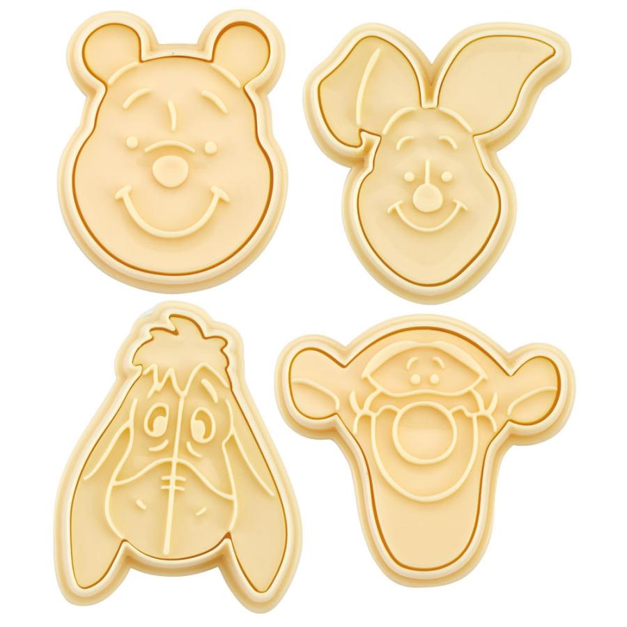 Disney（ディズニー） スタンプ クッキー型 キャラクター 4個 セット
