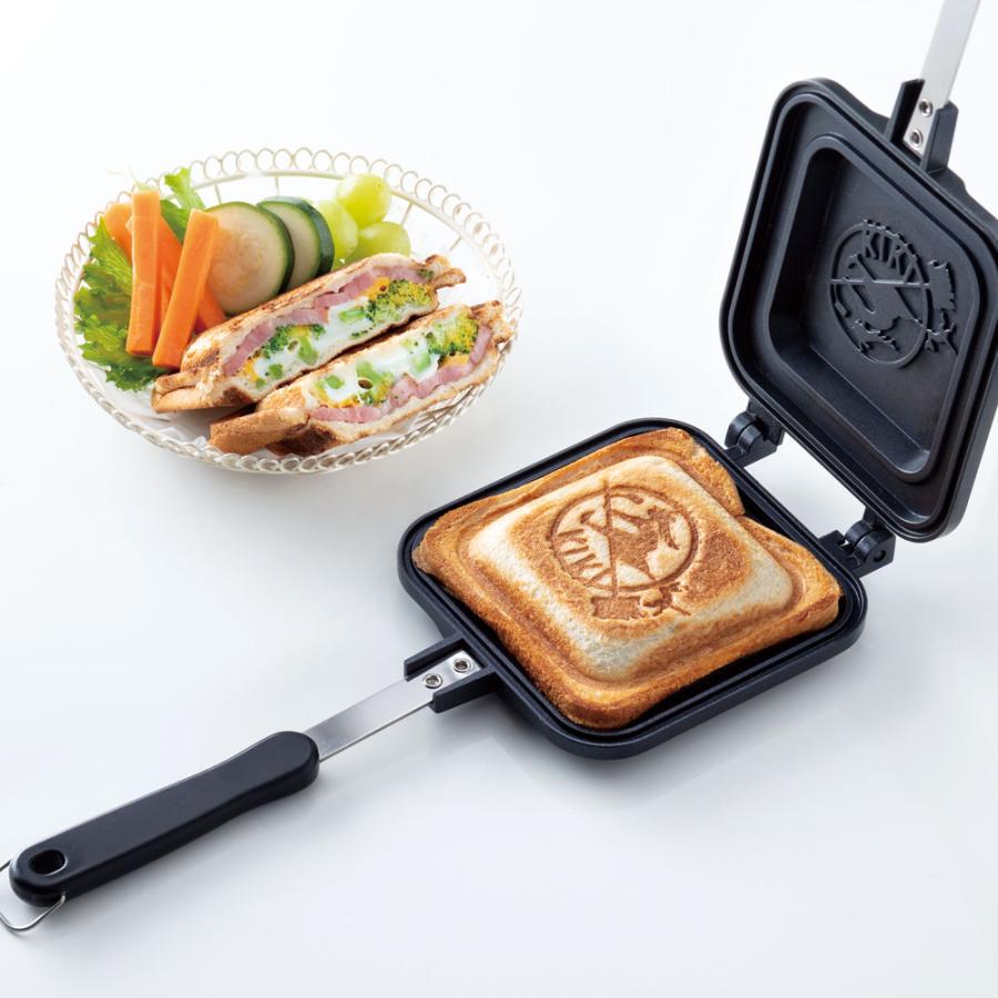 スタジオジブリ スケーター ホットサンドメーカー 直火 キャンプ 1枚