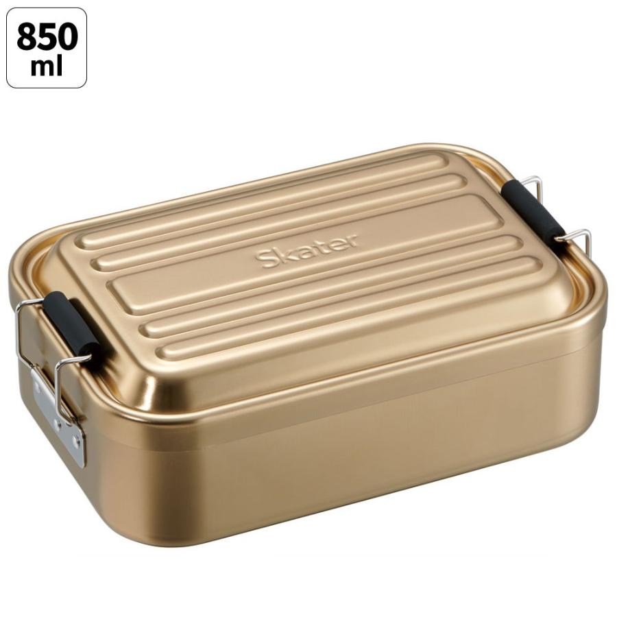 スケーター アルミ 弁当箱 容量 850ml 1段 大人 大容量 アルミ弁当箱