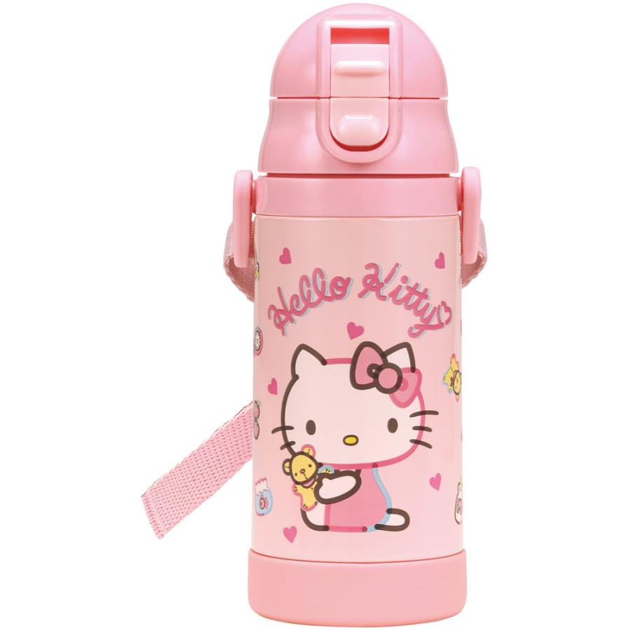 ハローキティ スケーター 保冷 ステンレス ストローマグ 350ml