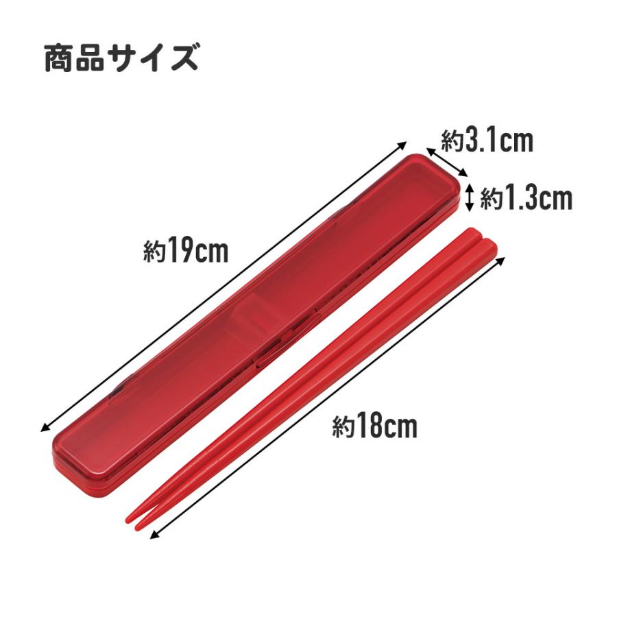 スケーター お箸セット 食洗器対応 箸入れ 抗菌 カトラリー お弁当 箸