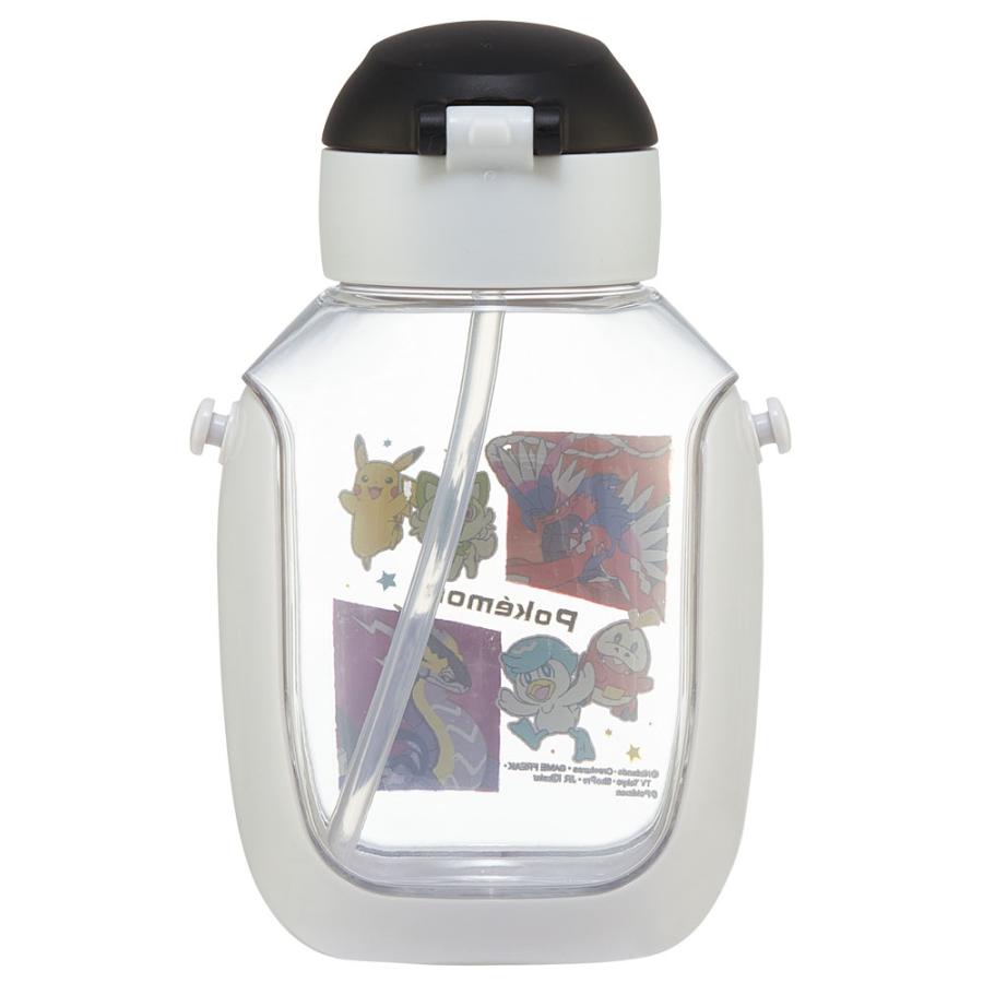 ポケモン　ストロー&ペットボトルホルダー　コンプリート Pokemon（ポケモン） ワンプッシュ ストロー 水筒 530ml プラスチック