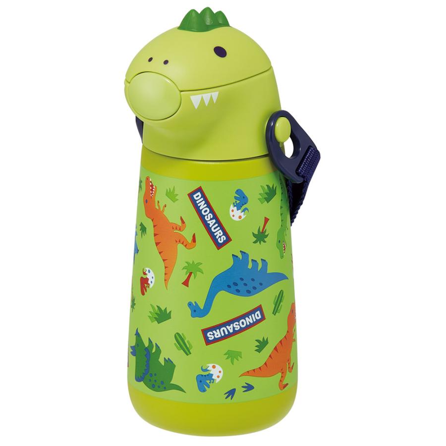 スケーター ダイカット ストロー ステンレス ボトル 370ml 水筒 スケーター ダイカット ストロー ステンレス ボトル 370ml 水筒