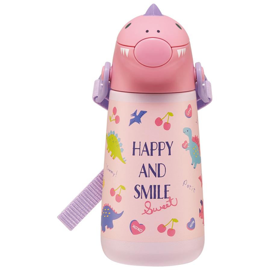 スケーター ダイカット ストロー ステンレス ボトル 370ml 水筒 スケーター ダイカット ストロー ステンレス ボトル 370ml 水筒