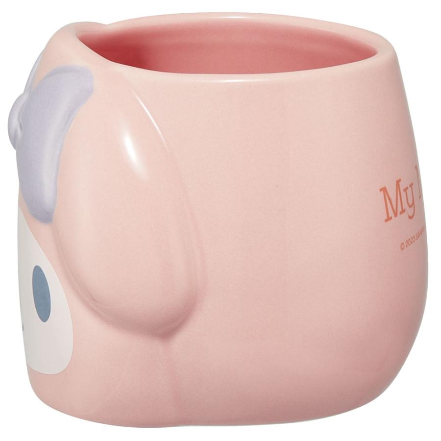 マイメロディ 陶器 ダイカット マグカップ 陶器製 キャラクター コップ