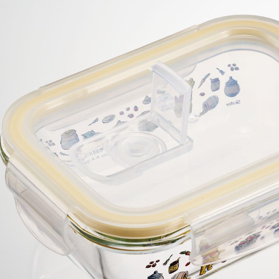 Disney（ディズニー） スケーター 耐熱ガラス 容器 370ml 保存容器