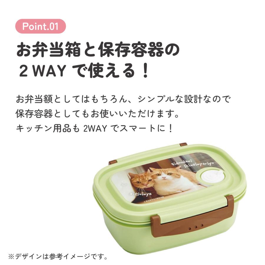 スケーター お弁当箱 一段 レンジ対応 食洗機対応 ランチボックス