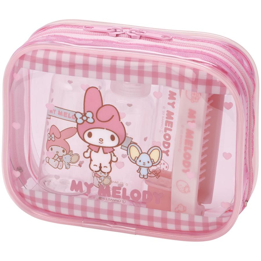 sanrio（サンリオ） トラベルセット 歯ブラシ くし ポーチ ボトル 携帯