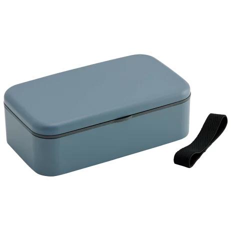 18cm 箸付き 弁当箱 1000ml 1段 食洗機可 レンジ可 ランチボックス お弁当 スケーター skater PLB10HB アッシュカラーブルー（Yahoo!・スケーター Yahoo!ショッピング店）