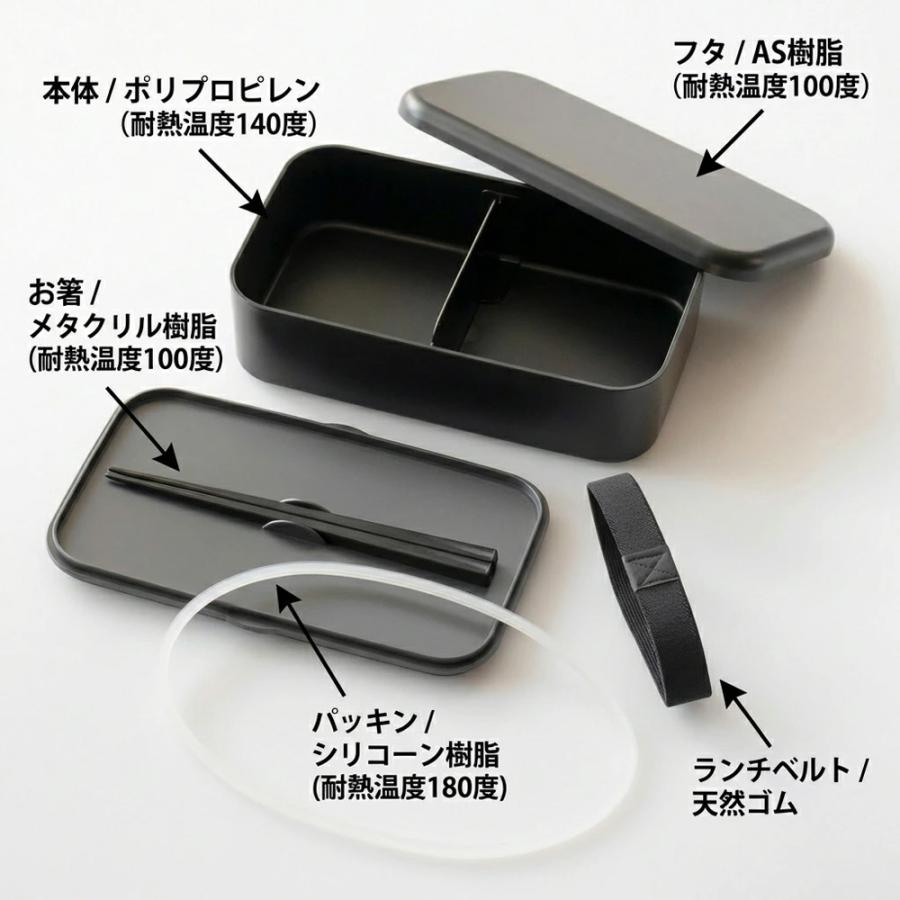 スケーター 18cm 箸付き 弁当箱 1000ml 1段 食洗機可 レンジ可 ランチ
