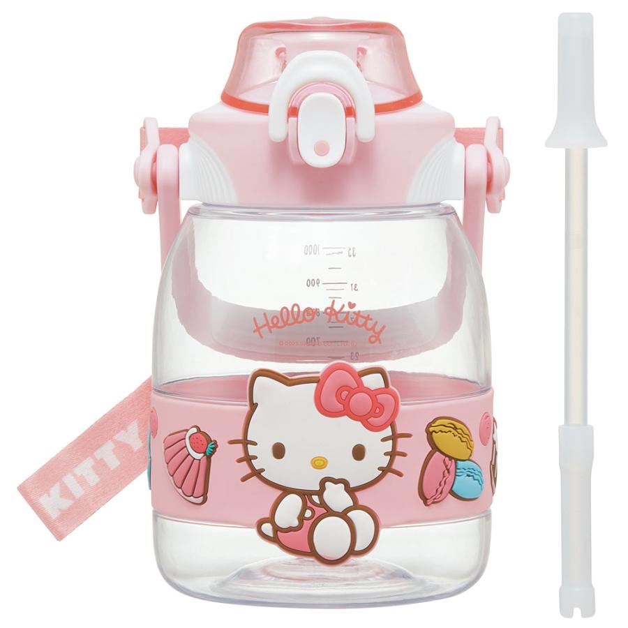 ハローキティ スケーター ストロー ホッパー ボトル 水筒 1.2L 1200ml