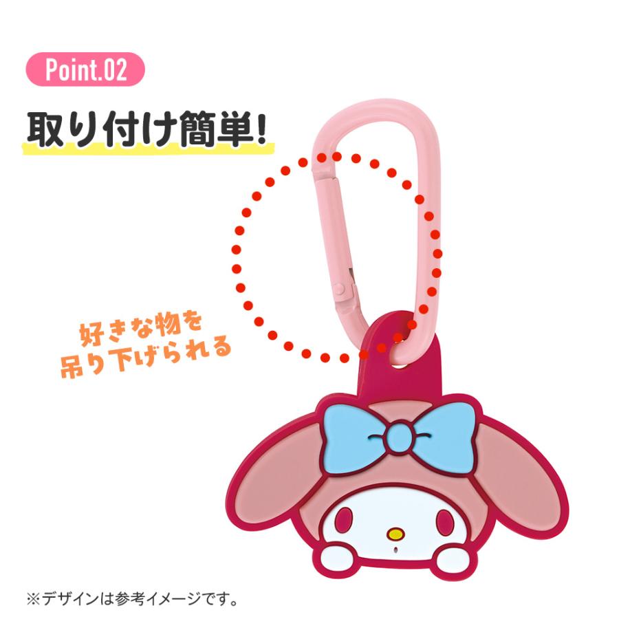 sanrio（サンリオ） スケーター ラバー マスコット 付き カラビナ