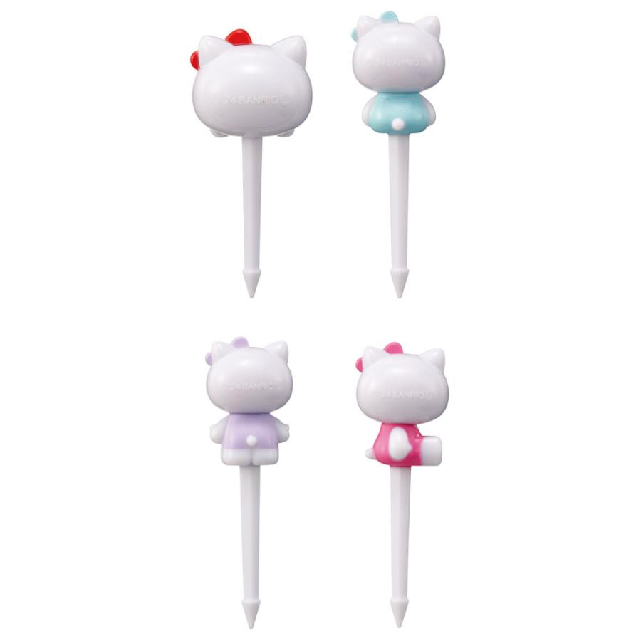 ハローキティ ランチ ピックス 4本入り キャラクター 串 ハローキティ ランチ ピックス 4本入り キャラクター 串