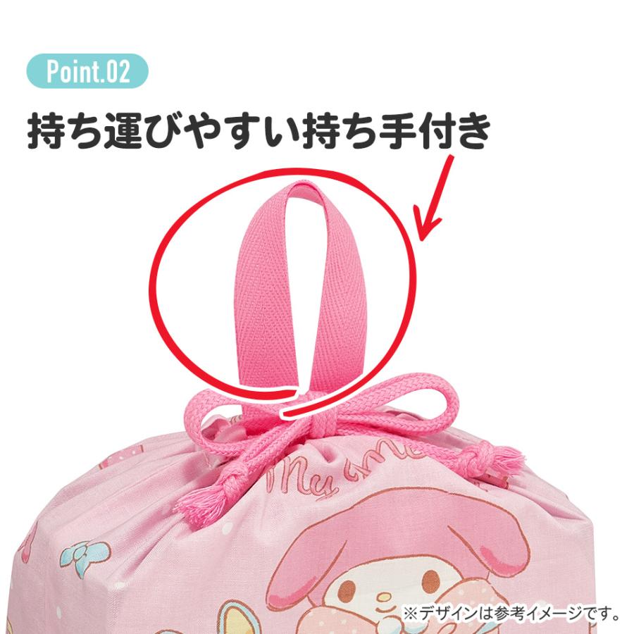 マイメロディ スケーター お弁当袋 幼稚園 キャラクター ランチ巾着
