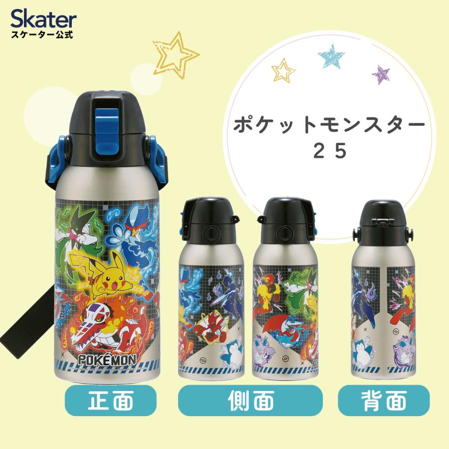スケーター ダイレクトボトル 水筒 600ml 保冷専用 ステンレス 直飲み